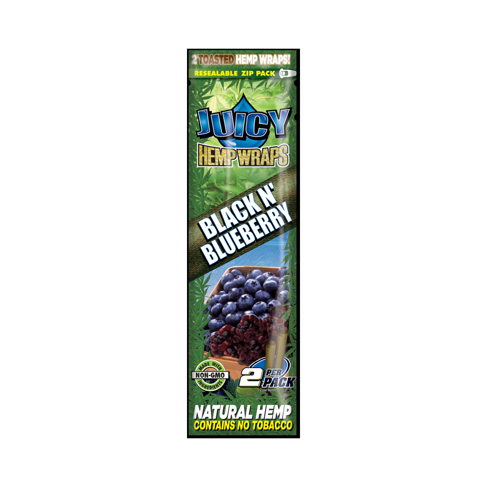 Juicy Hemp Wraps - Black N´ Blueberry