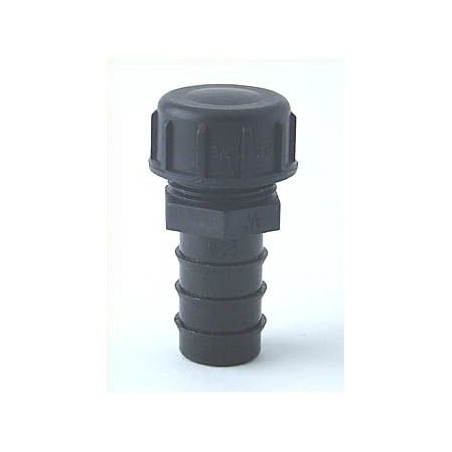 Plug End 20mm  ¾ "(Ext.) avec embout PE ¾" (Int.)