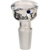 Black Leaf Glass Head flat SG14