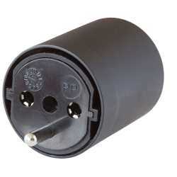 Fixadapter Schuko auf CH - 3-polig