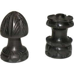 Räucherstäbchenhalter India Wood Schwarz Klein