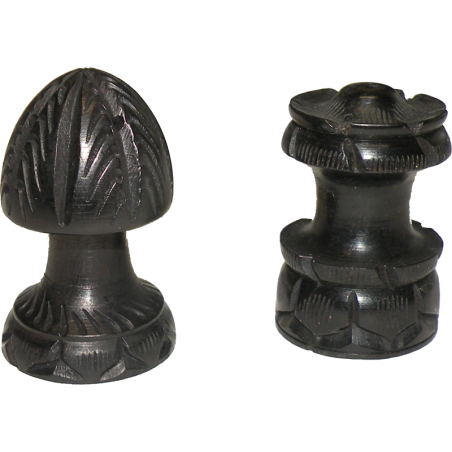 Porte-encens India Wood Noir Petit