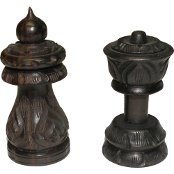 Porte-encens India Wood Noir