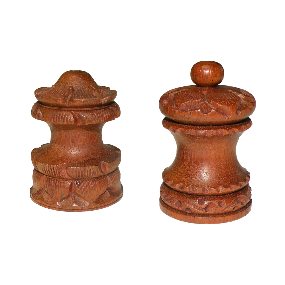 Porte-encens India Wood Brun Petit