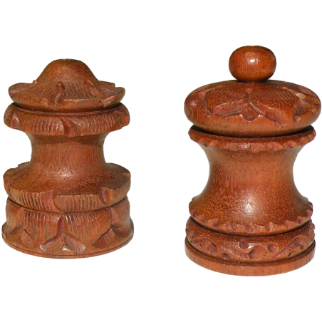 Porte-encens India Wood Brun Petit